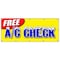 Signmission FREE A/C CHECK BANNER SIGN air conditioning diagnosis repair freon cold B-120 Free Ac Check - alternate 1